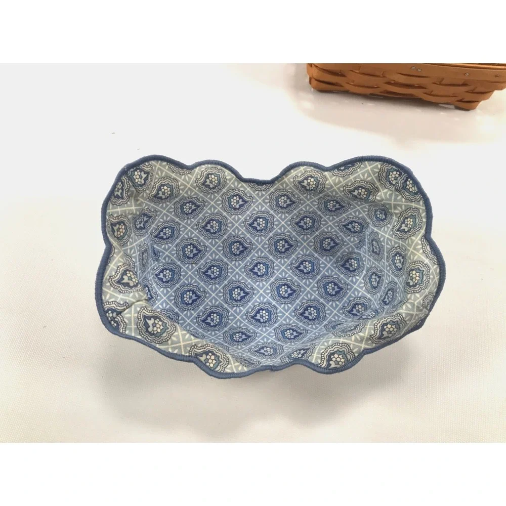 Longaberger 2000 Horizon Of Hope HOH Blue Cloth Liner Clear Protector 8